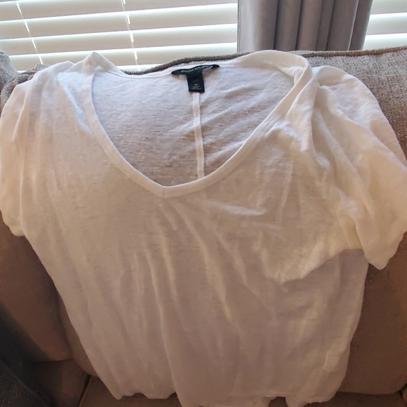 Banana Republic Tops - Banana Republic white size medium top